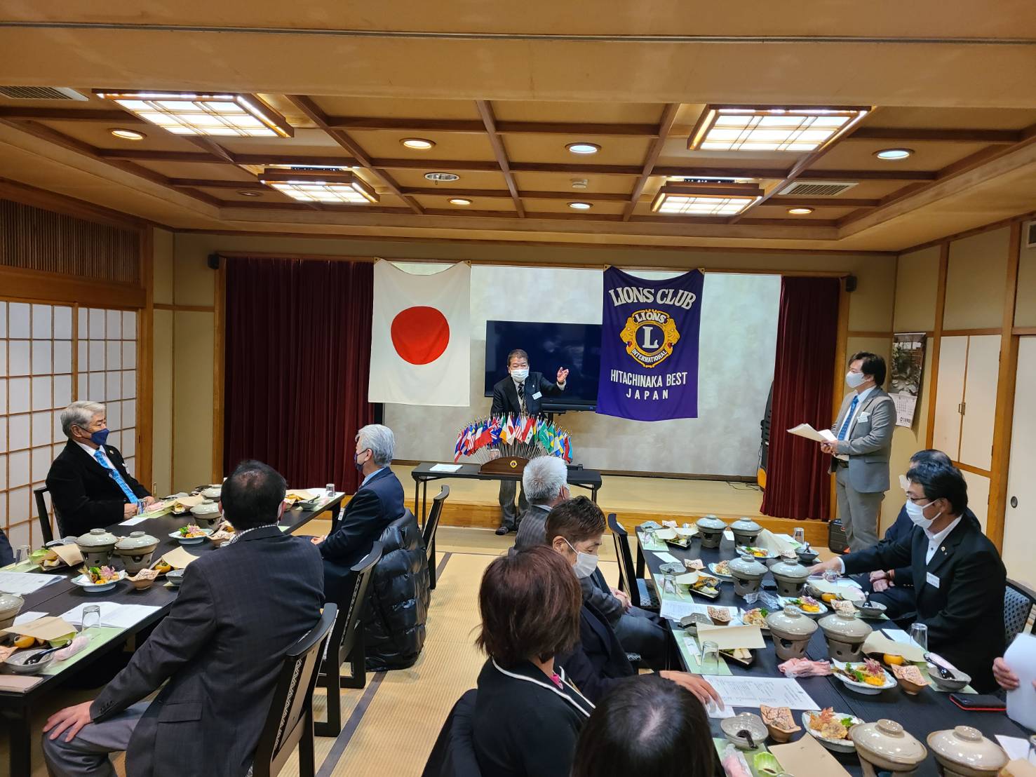 12月理事会・第1例会（地区役員クラブ公式訪問例会）ひたちなかベストライオンズクラブ