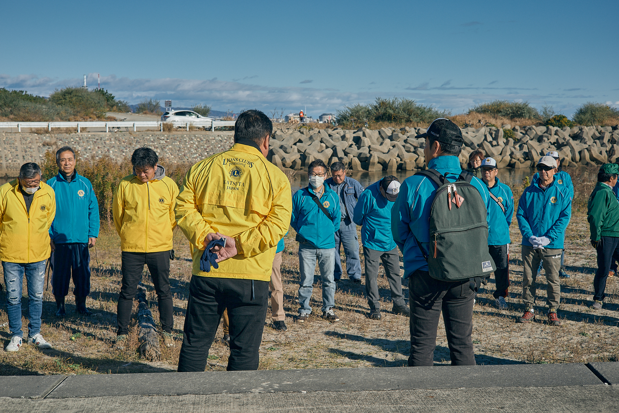 2Z合同アクティビティ（新川河口クリーン作戦）ひたちなかベストライオンズクラブ 茨城 ひたちなか 東海ライオンズクラブ