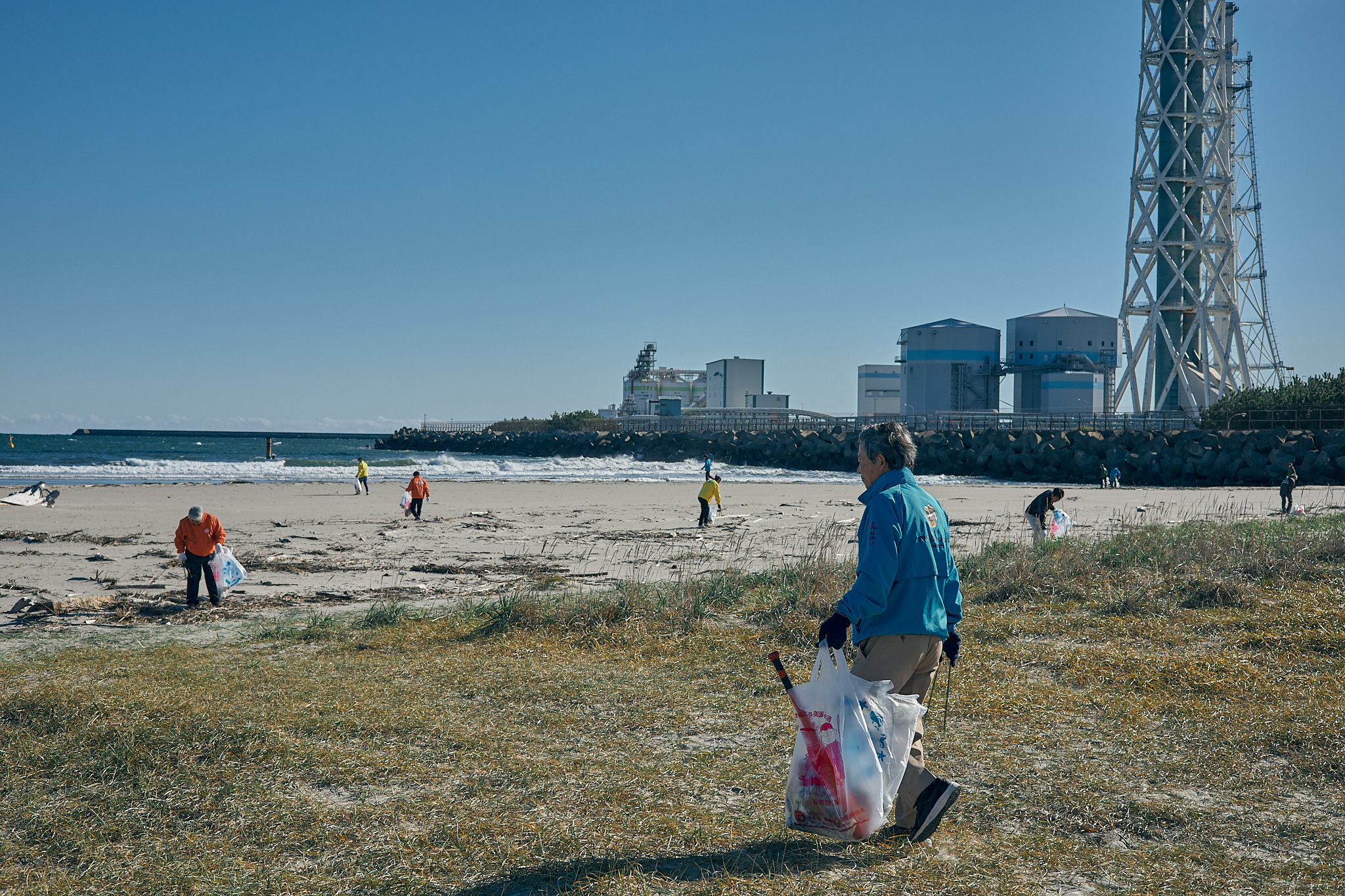 2Z合同アクティビティ（新川河口クリーン作戦）ひたちなかベストライオンズクラブ 茨城 ひたちなか 東海ライオンズクラブ