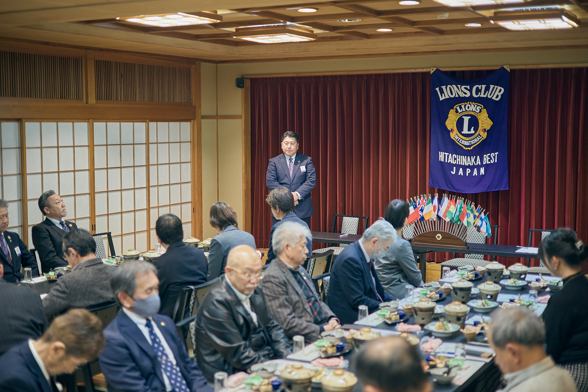 2月理事会・第1例会（地区役員公式訪問例会）ひたちなかベストライオンズクラブ 茨城 ひたちなか ライオンズクラブ