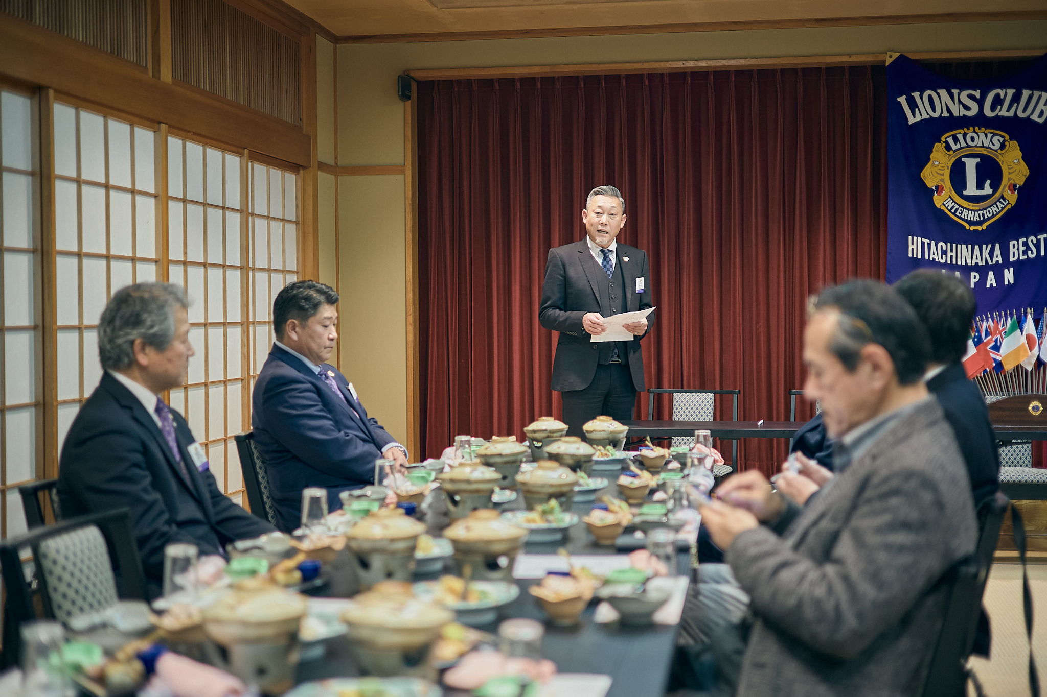2月理事会・第1例会（地区役員公式訪問例会）ひたちなかベストライオンズクラブ 茨城 ひたちなか ライオンズクラブ