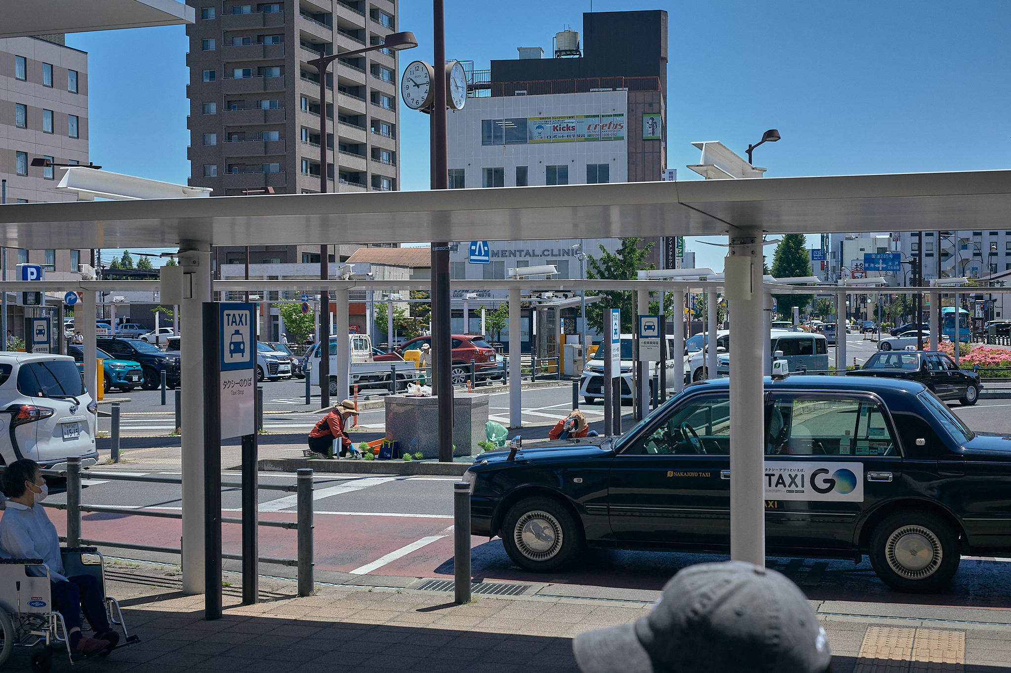 勝田駅前花壇コキア苗植え ひたちなかベストライオンズクラブ 茨城 ひたちなか ライオンズクラブ